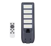 Lampione led 300 w faro pannello solare sensore crepuscolare luce bianca es-p