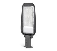 Lampione led dob slim proiettore stradale palo 100 watt bianco freddo nero [EEK: F]
