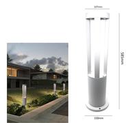 LAMPIONE LED LUCE BIANCA LAMPADA 12 W LAMPIONCINO DA TERRA GIARDINO ESTERNO IP65