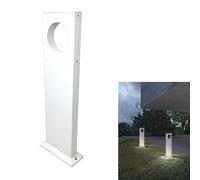 LAMPIONE LED LUCE BIANCA LAMPIONCINO DA GIARDINO TERRA LAMPADA 12 W IP65 BIANCO