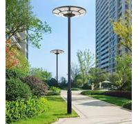 LAMPIONE LED SOLARE ESTERNO CREPUSCOLARE 1200W GIARDINO STRADALE TELECOMANDO