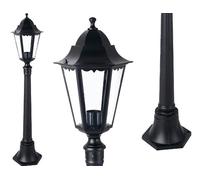 LAMPIONE MINERVA 1 LUCE SU PIANTANA CHIARO DI LUNA altezza cm. 120