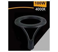 LAMPIONE MODERNO LED 100W CERCHIO FUNGO IP65 LUCE ESTERNI GIARDINO CORTILE GD-10