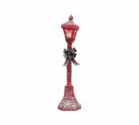 Lampione natalizio luminoso rosso 70 led neve 155 cm 455545 luce calda - Rotex