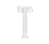 LAMPIONE PALO DA GIARDINO ORIENTABILE BIANCO PER ESTERNO ATTACCO LAMPADINE GU10 [EEK: A++]