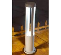 Universo Lampione moderno giardino IP65 LED COB potenza 12W resa luce 120W palo illuminazione viale percorso pedonale lampioncino H. 60cm alimentazione 230V (colore bianco temperatura luce 6500K)