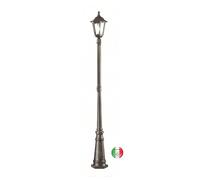 Lampione palo percorsi esterno fusione alluminio Parigi D341.C22 Italy