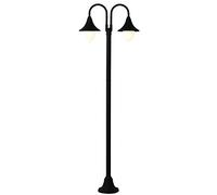 32953 LAMPIONE PARIGI 2 BRACCI NERO