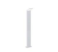 Piantana Contemporanea Style Alluminio Bianco Led 9W 3000K Ip54