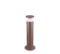 Lampione Per Esterno Contemporaneo Torre Alluminio Coffee 1 Luce E27 15W Ip44