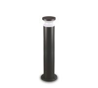 Lampione Per Esterno Contemporaneo Torre Alluminio Nero 1 Luce E27 15W Ip44