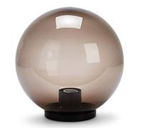 Velamp Sfera APOLUX SPH208 Globo, Lampione per Esterno, 200mm, Attacco E27, Compatibile LED, Impermeabile IP44, per Giardino, parchi, condomini, terrazzi, Fumè