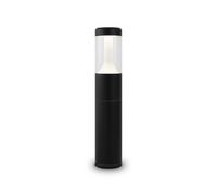 Lampione Per Esterno Moderno Alluminio Nero Luce 8W Ip54