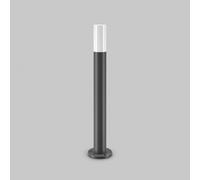 Lampada Da Terra Moderna Per Esterno Metallo Grigio 1 Luce E27 60W Ip54