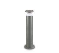 Piantana Da Terra Moderna Torre Alluminio Grigio 1 Luce E27 15W Ip44