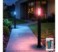 Lampione Piantana Luce per Esterni Dimmerabile Giardino Telecomando LED 2er Set