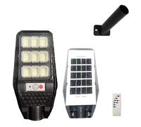 Lampione Solare 100W LED 108 SMD Sensore Di Movimento Telecomando E Staffa 6500K