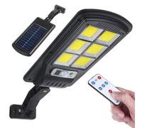Lampione solare con sensore di movimento e crepuscolare IP54 4W 400 Lumen 6500K