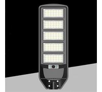 Lampione Solare Esterno LED 270W Sensore Movimento PIR Telecomando IP65 Stradale