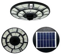 LAMPIONE SOLARE LED 1200w UFO SENSORE CREPUSCOLARE IP67 TELECOMANDO STRADALE