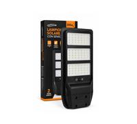 LAMPIONE SOLARE LED 2000LM DA ESTERNO CON SENSORE DI MOVIMENTO PIR TELECOMANDO