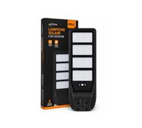 LAMPIONE SOLARE LED 3000LM DA ESTERNO CON SENSORE DI MOVIMENTO PIR TELECOMANDO