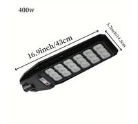 LAMPIONE SOLARE LED 6500K 100W 200W 300W 400W SENSORE TELECOMANDO E STAFFA IP65