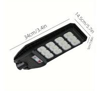 LAMPIONE SOLARE LED 6500K 100W 200W 300W 400W SENSORE TELECOMANDO E STAFFA IP65