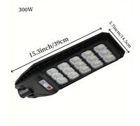LAMPIONE SOLARE LED 6500K 100W 200W 300W 400W SENSORE TELECOMANDO E STAFFA IP65