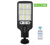 Lampione solare per esterni a LED, luce di parcheggio solare con telecomando, sensore di movimento solare di sicurezza con 3 modalità di illumina