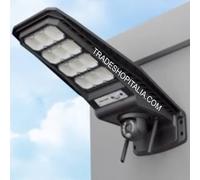 LAMPIONE SOLARE SENSORE DI MOVIMENTO E TELECOMANDO CON TELECAMERA IP INTEGRATA