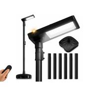 LAMPIONE SOLARE SMD LED 290W EQUIVALENTI CON PALO TELECOMANDO FUNZIONE CCT IP54