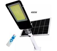 LAMPIONE SOLARE STRADALE LED 100W 200W 300W 400W FARO LUCE CREPUSCOLARE IP66