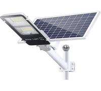 LAMPIONE SOLARE STRADALE LED 100W 200W 300W 400W FARO LUCE CREPUSCOLARE IP66