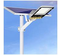 Lampione Stradale A Energia Solare A Led 150W / 250W / 350W / 800W Luce Di Sicurezza Ad Alta Luminosità (Con Telecomando) Per Cortile, Giardino, Grondaia, Percorso, Campo Da Basket, Arena (35-55 Lmpc