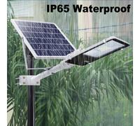Lampione Stradale a LED 200W con Telecomando e Pannello Solare