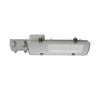 Lampione stradale a LED, proiettore da esterno, resistente alla polvere, grigio, alluminio, IP65, L 41,76 cm