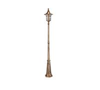 Lampione Stradale A Palo Alto In Ottone, Metallo, Alluminio, E27, Vintage, Per Esterni, Ip54, In Vetro, Impermeabile, Lampada A Colonna, Cortile, Paesaggio, Prato, Percorso, Illuminazione (Altezza 2,