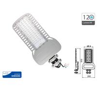 Lampione Stradale Led 100W 4000K 120lm/W Street Lamp Per Strada Giardino Villa