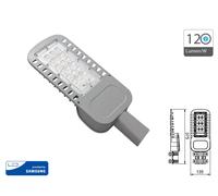 Lampione Stradale Led 30W 4000K 120lm/W Street Lamp Per Strada Giardino Villa