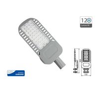 Lampione Stradale Led 50W 6400K 120lm/W Street Lamp Per Strada Giardino Villa IP