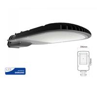 Lampione Stradale Led 50W Chip Samsung Freddo 6400K Street Lamp Per Strada Giard
