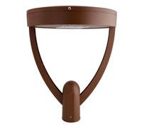 Lampione Stradale LED 65W Corten 150lm/W Dimmerabile 1-10V Programmabile - Philips Xitanium Colore Bianco Naturale 4.000K