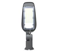 Lampione stradale led luce bianca lampada armatura inclinabile faro 100 w [EEK: A]