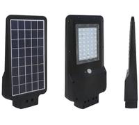 LAMPIONE STRADALE LED SOLARE 15W 6000K NERO; VT-ST15 8549 (V-TAC) Qtà X 1