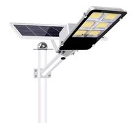 LAMPIONE STRADALE SOLARE 400W FARO LED CON PANNELLO TELECOMANDO CREPUSCOLARE