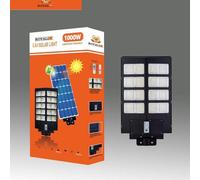 Lampione Stradale Solare Faro LED 1000W con Telecomando Impermeabile