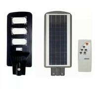 LAMPIONE STRADALE SOLARE LED 180W PANNELLO SOLARE TELECOMANDO CREPUSCOLARE