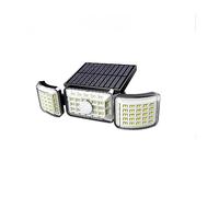Lampione Stradale Solare LED/COB Sensore Di Movimento A Parete A Testa Multipla Illuminazione Esterna Integrata Impermeabile For Cortile Garage da giardino(188 LED)