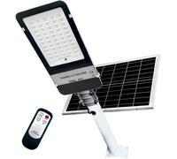 Lampione Stradale Solare LED con Pannello Telecomando e Asta Fotovoltaico [EEK: A]